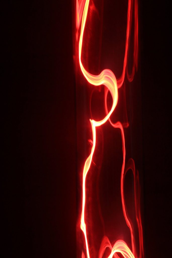 Red Rose — a red-pink filament with a lilac halo